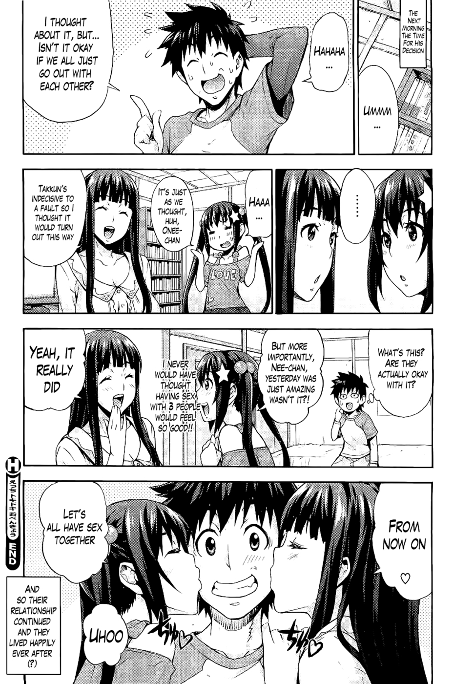 Hentai Manga Comic-The Sexy,Heart-Pounding Study-Chapter 5-Taking the Sisters As His Girlfriends-End-24